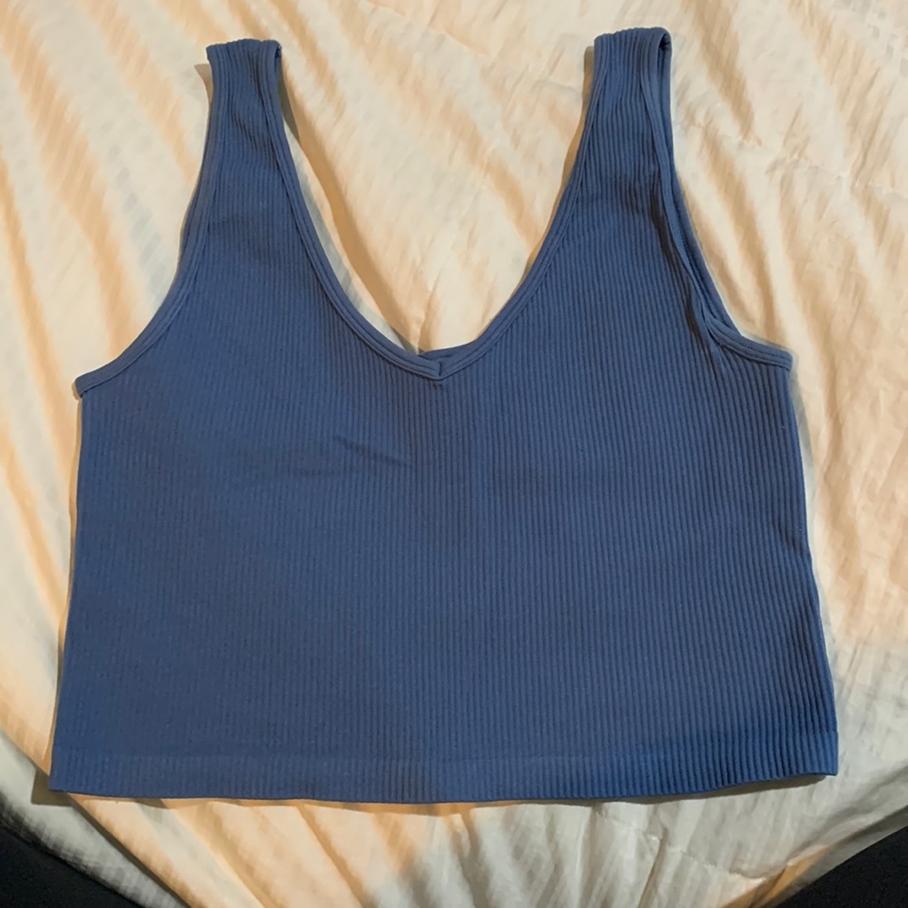 Garage ribbed tank top